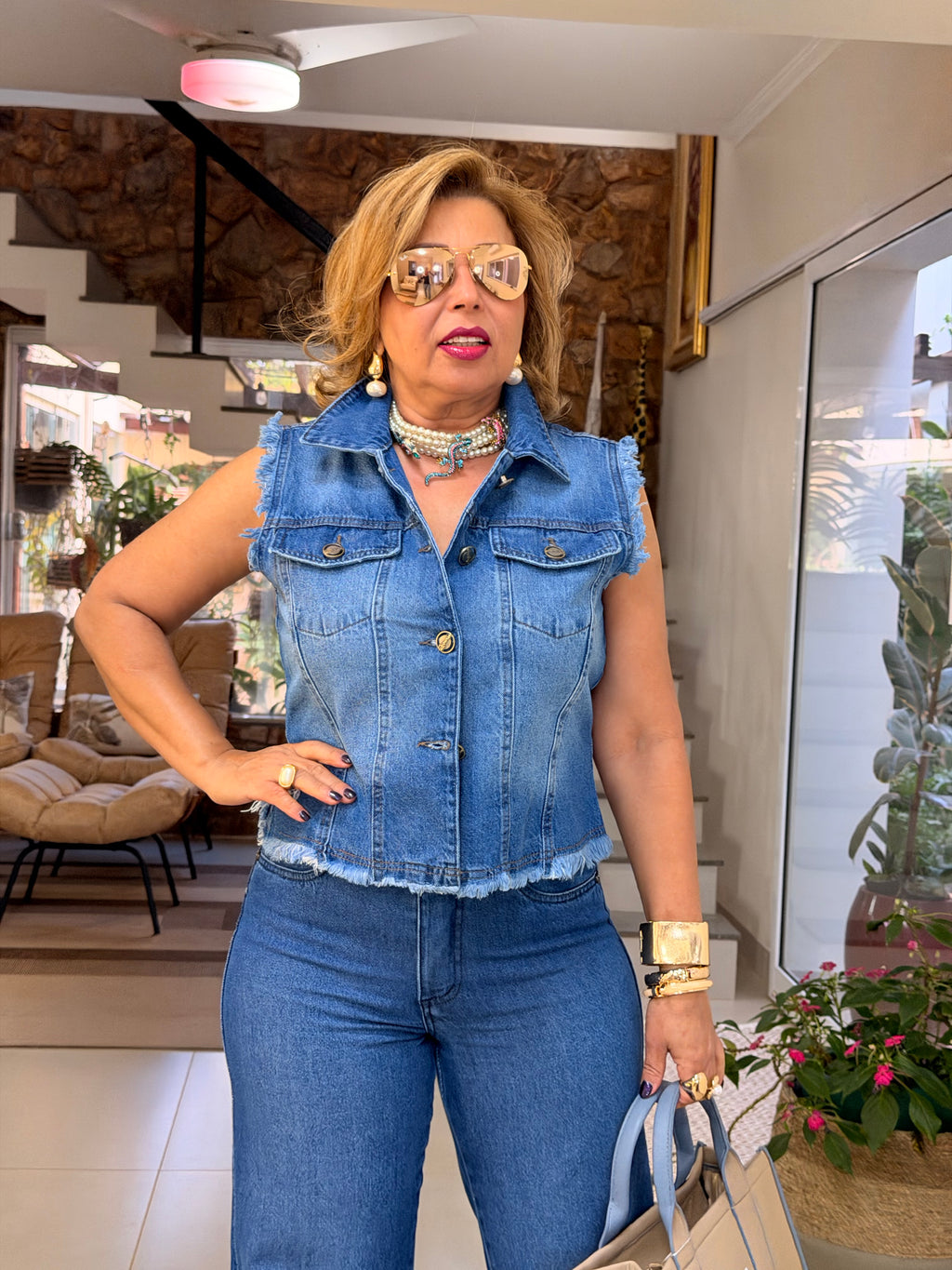 Colete Jeans