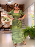 Vestido Mídi Crepe de malha