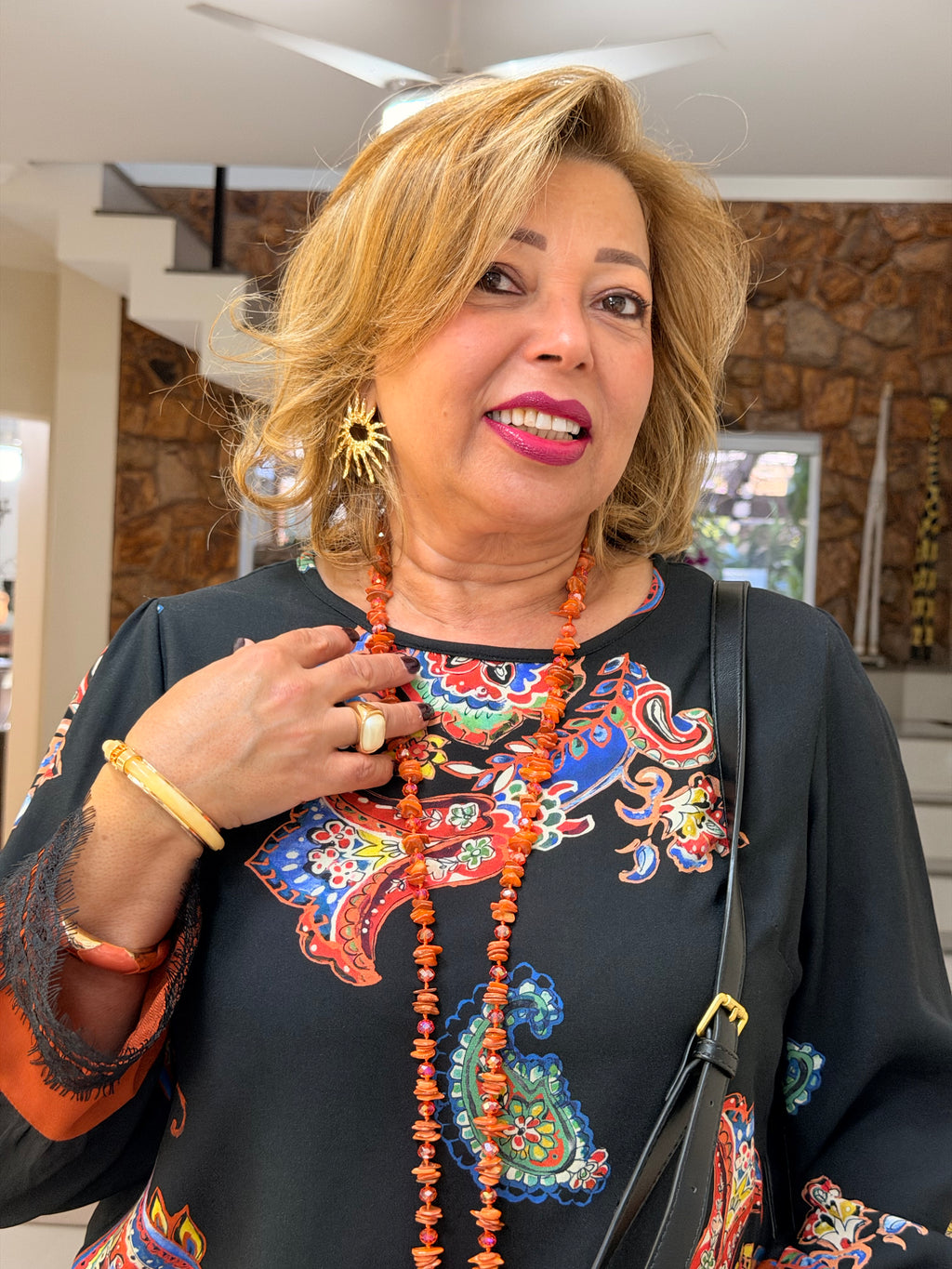 Blusa Expressão Estampada