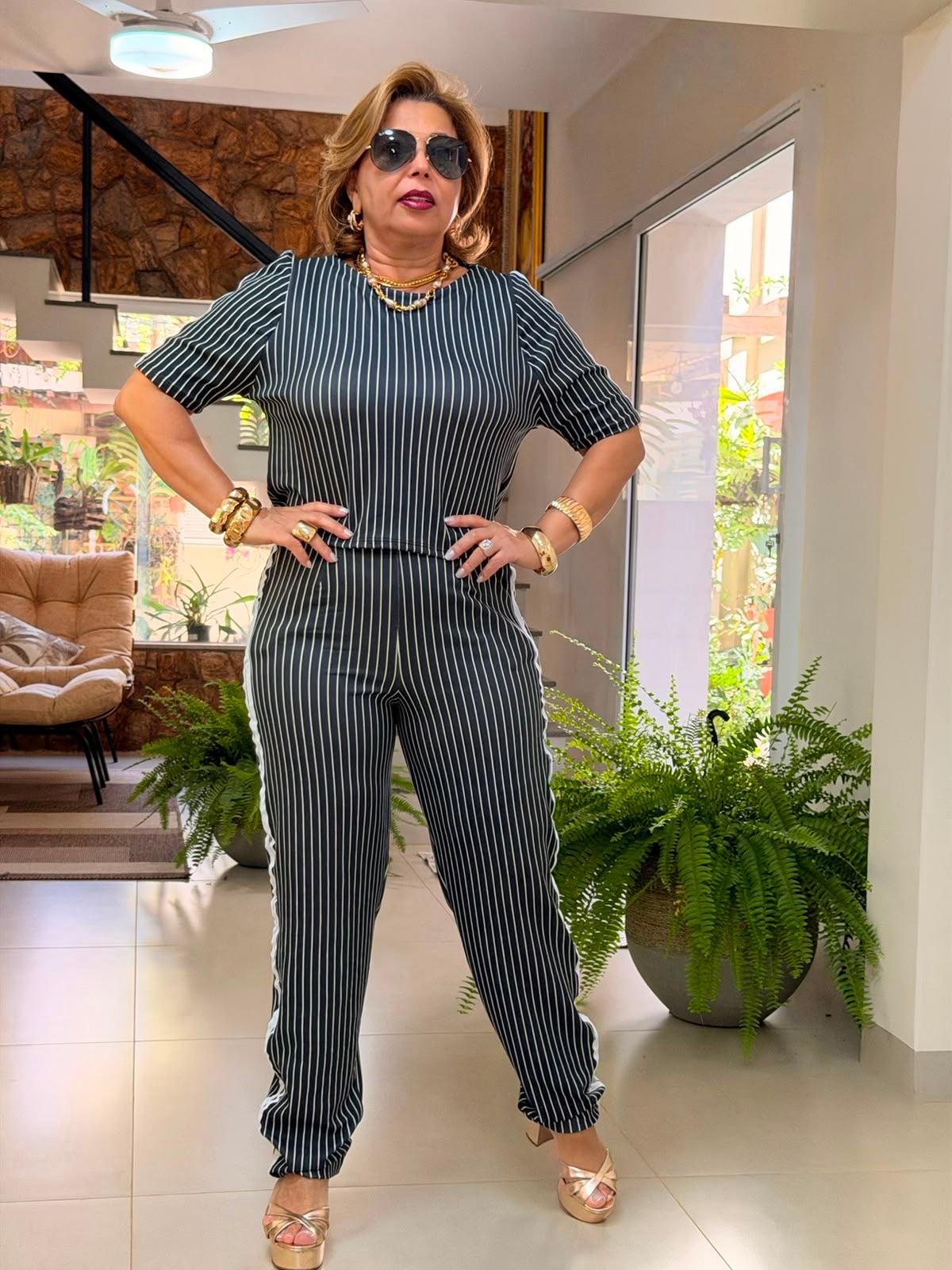 Conjunto calça Listra