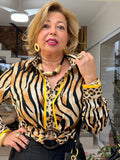 Camisa expressão Animal Print